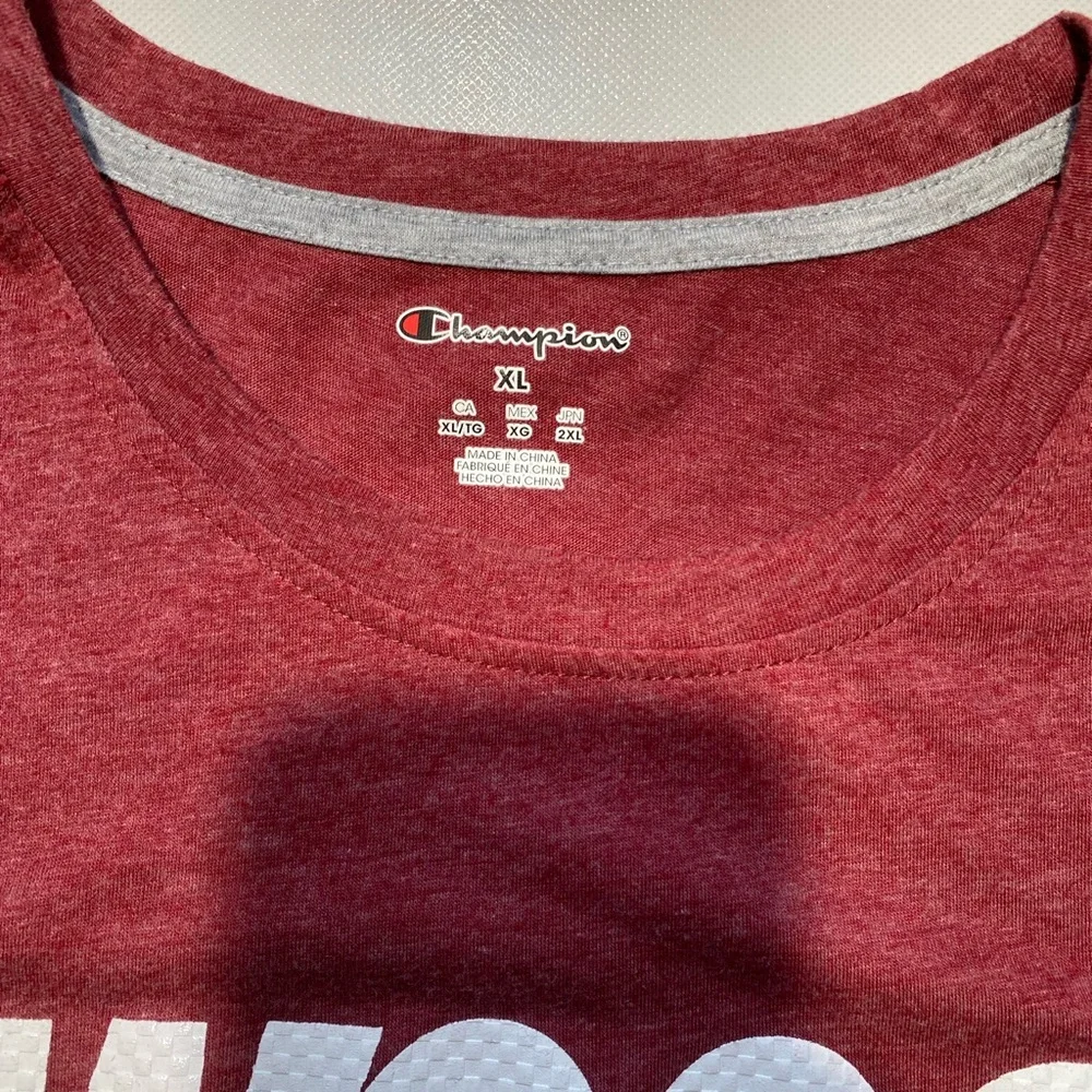 GOOD Mens Size XL Champion Arkansas Razorbacks Pig Sooie Short Sleeve T-Shirt - Picture 5 of 9